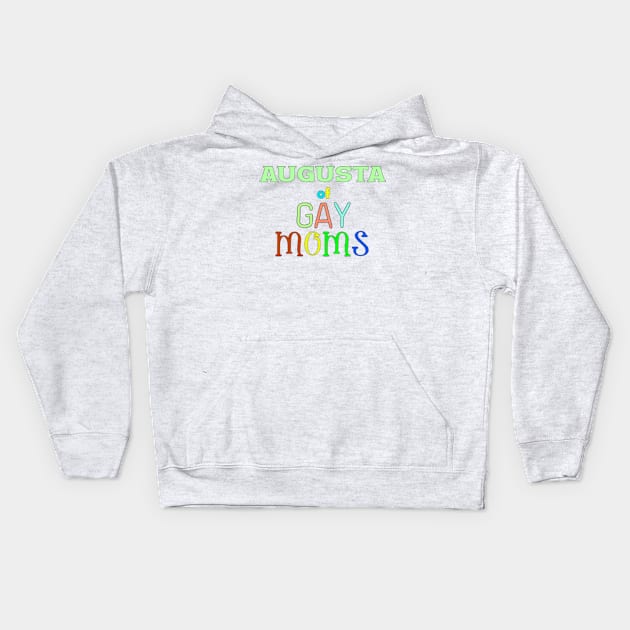 lgbt pride Augusta Kids Hoodie by ART BY IIPRATMO